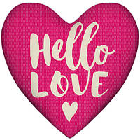 Подушка сердце Hello love 37x37 см (4PS_17L030)