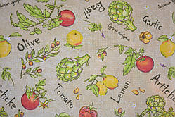 Рівномірна бавовняна тканина з малюнком