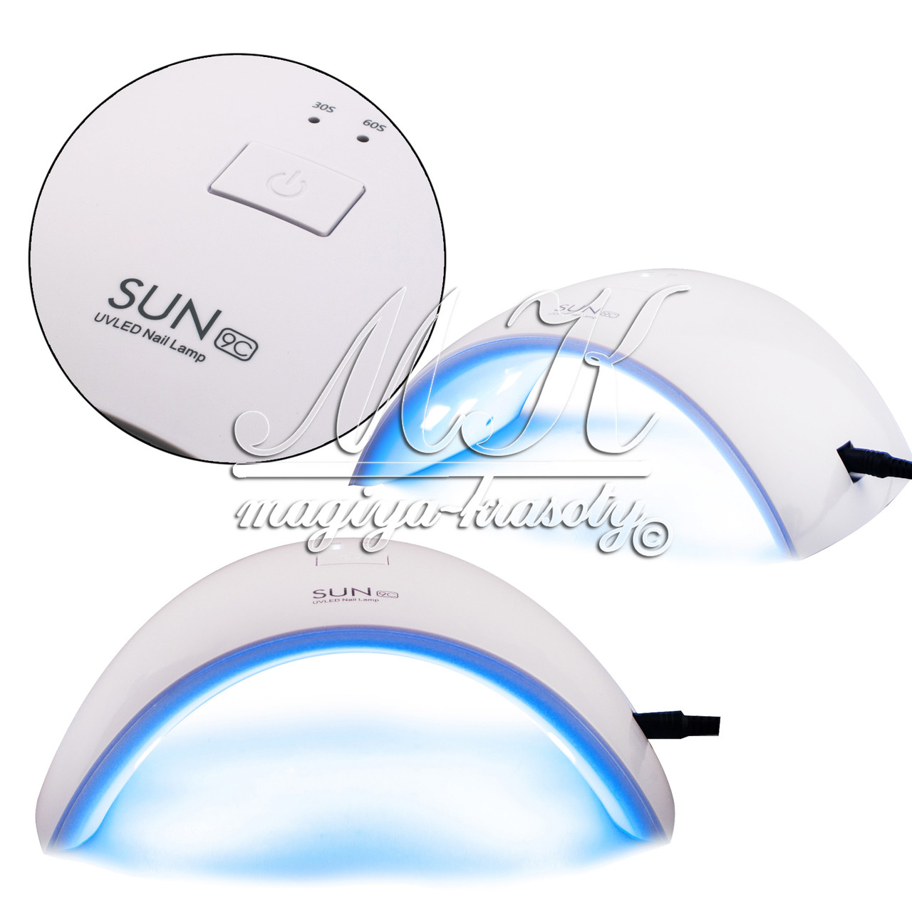 Лампа Sun 9C UV LED, 24W, біла (без дисплея)