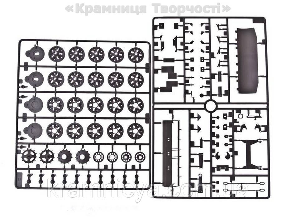 Сборная модель: Военный грузовик ЗиЛ-157 (ICM72541) - фото 3 - id-p840313860