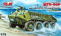 Сборная модель: Бронетранспортер BTR-60P (ICM72901)