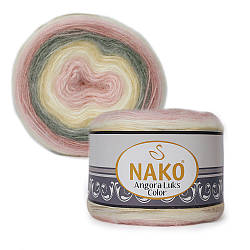 Nako Angora Luks Color (Ангора Люкс Колор) (80% — акрил, 5% — мохер, 15% — вовна) 81904