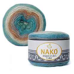 Nako Angora Luks Color (Ангора Люкс Колор) (80% — акрил, 5% — мохер, 15% — вовна) 81906