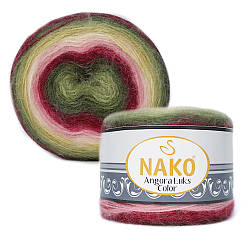 Nako Angora Luks Color (Ангора Люкс Колор) (80% — акрил, 5% — мохер, 15% — вовна) 81909