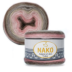 Nako Angora Luks Color (Ангора Люкс Колор) (80% — акрил, 5% — мохер, 15% — вовна) 81911
