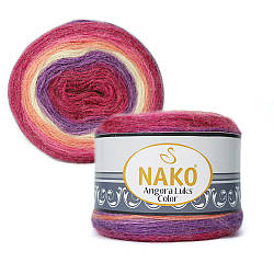 Nako Angora Luks Color (Ангора Люкс Колор) (80% — акрил, 5% — мохер, 15% — вовна) 81917