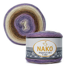 Nako Angora Luks Color (Ангора Люкс Колор) (80% — акрил, 5% — мохер, 15% — вовна) 81921