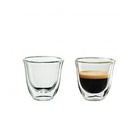 Комплект стаканы с двойным дном 2 шт 80 мл чашки двойное дно для кофе эспрессо стакан двойные стенки