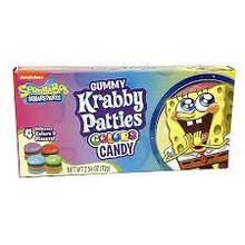 Цукерки Spongebob Squarepants Gummy Krabby Patties Colors, 72 г