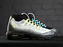 Чоловічі кросівки Nike Air Max 95 Sneakerboot Greedy Black/Volt/Orange 806809-078, фото 3