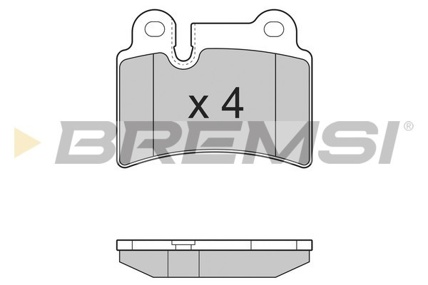 Колодки тормозные задние VW Touareg 02-10 (brembo) - фото 3 - id-p835007185