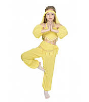 Дитячий костюм Східна Красуня для дівчат 5,6,7,8 років Костюм Східна Танцівниця Жовтий