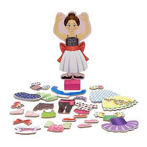 Магнітна одягалка Ніна-балерина Melissa&Doug, фото 1