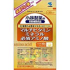 Kobayashi Pharmaceutical Японські вітаміни, мінерали, амінокислоти, 120 таб по 360 мг х 3 упаковки, фото 2