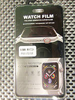 Захисне скло Tempered Glass Film Full Glue 3D for Apple Watch 44 mm Black