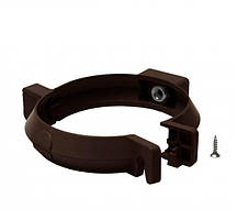 Кронштейн труби RainWay 100 мм коричневий