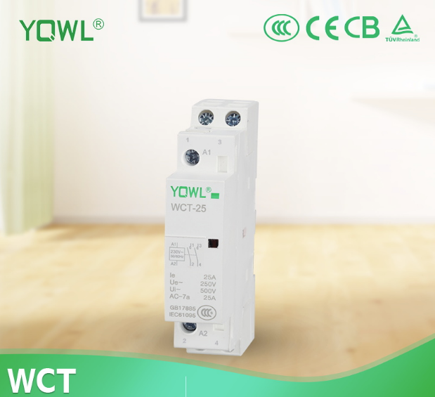 Контактор, пускатель 220V 25A, 1P YQWL (WCT-25) нормально замкнутый (ID ...