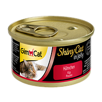 Влажный корм для кошек Gimcat Shiny Cat 70 г с курицей