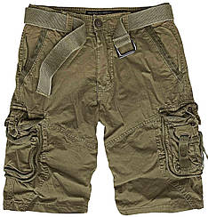 Шорты VINTAGE олив     SURVIVAL SHORTS PREWASH