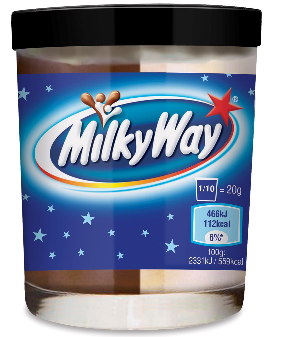 Шоколадно-вершкова паста Milky Way, 200 г.