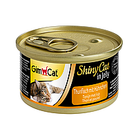 Влажный корм для кошек GimCat Shiny Cat 70 г (курица и тунец)