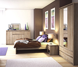 Комплект в спальню з ЛДСП Нортон ВМВ Холдінг