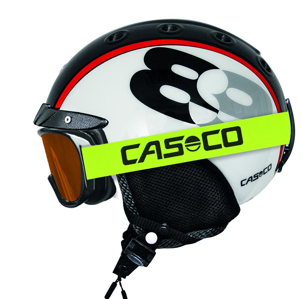 Горнолижний шолом Casco mini pro 89 black-white (MD)
