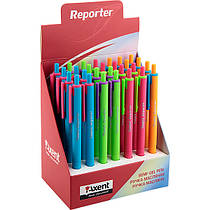 Ручка масляна автоматична Axent Reporter Color 1069