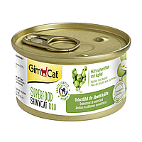 Влажный корм для кошек GimCat Superfood 70 г (курица и яблоко)