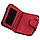 Гаманець жіночий компактний Kafa велюр червоний (3202 red), фото 9