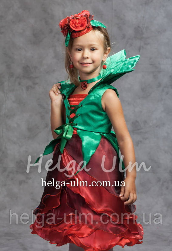 Карнавальний костюм "Троянда", "Роза" - ПРОКАТ у Львові, фото 1