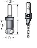 Свердла з зенкерами та пробкове свердло, набір із 5 предметів (WPW, Ізраїль)