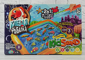 Кінетичний пісок + Кльова рибалка KRKS-01-01 Danko-Toys Україна