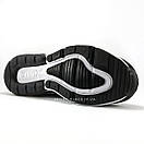 Чоловічі кросівки Nike Air Max 270 black&white, фото 5