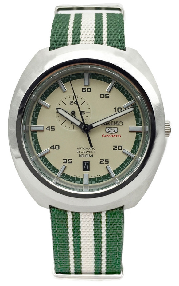 Часы Seiko 5 Sports Retro SSA285K1 Automatic 4R37: продажа, цена в Умани.  Наручные и карманные часы от 