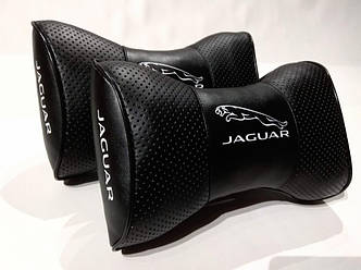 Подушка на підголовник в авто Jaguar 1 шт