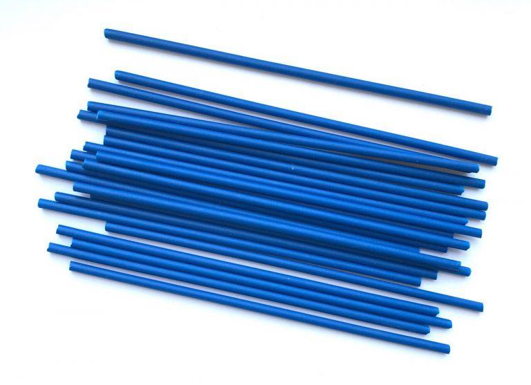 Палочки для Кейк попсов Синие(пластик) 15 см - фото 1 - id-p840685281