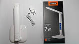 LED-лампа настільна VIDEX VL-TF05W 7 W 3000-5500 K 220 V (15 режимів, годинник, календар, термометр, будильник), фото 5