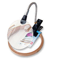 Лупа з гнучким тримачем і затиском MG15122-2