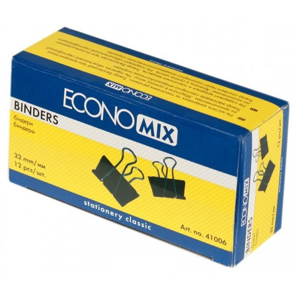 Біндер 32 мм Economix, 12 шт.