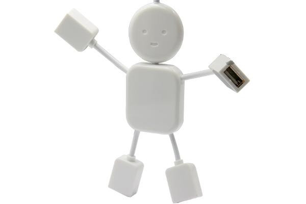 USB хаб Чоловічечок hub 4 порту розвідувач, фото 1