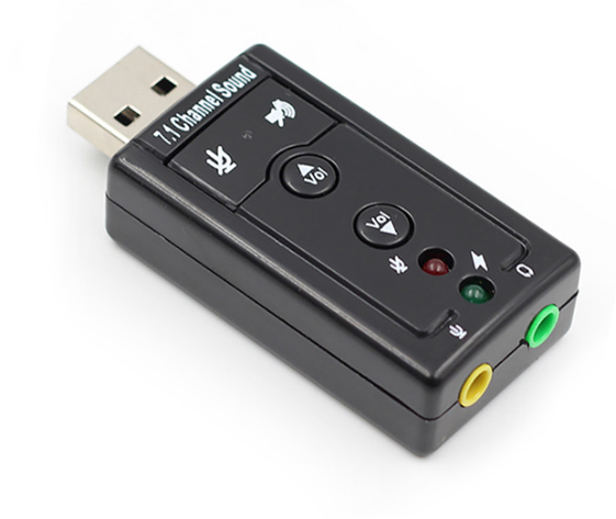 USB звукова карта 3D Sound card 7 в 1 зовнішня, фото 1