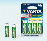 4шт акумулятор R06 Varta AA 2500 Ready 2 Use, фото 3