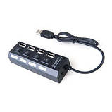 USB хаб hub 4 порт розгалужувач POWER, фото 4