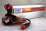 Перетворювач автоінвертор UKC 12V-220VV 1500W, фото 5