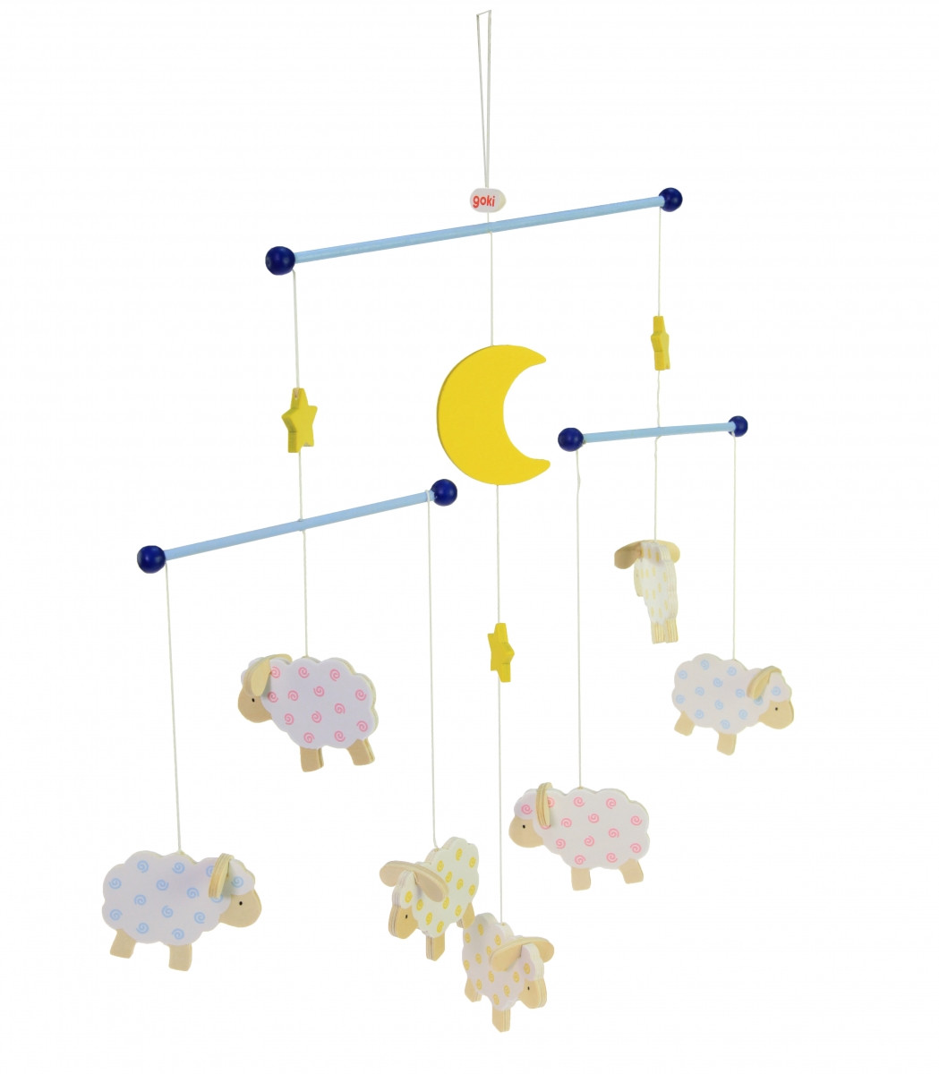 Мобайл деревянный goki Овечки 52951, фото 1