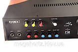 Підсилювач UKC KA-102F 2*150 max + караоке, фото 3