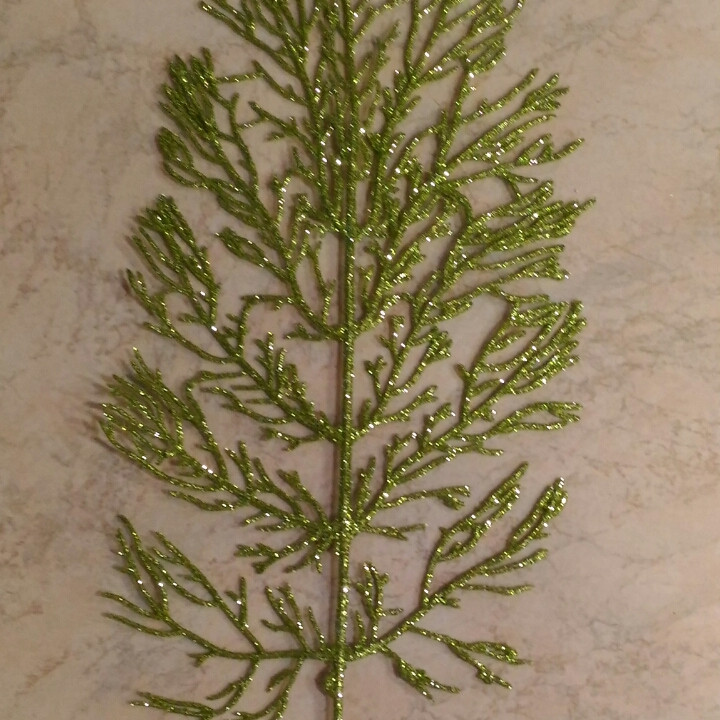 Ветка коралла блеск оливковая, фото 1