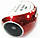 Бумбокс колонка караоке часы MP3 Golon RX 656Q Red, фото 3