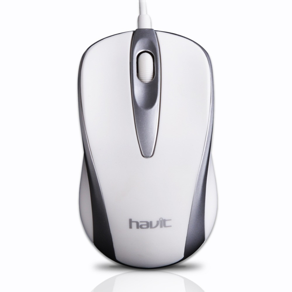 USB дротяна мишка Havit HVMS675 White